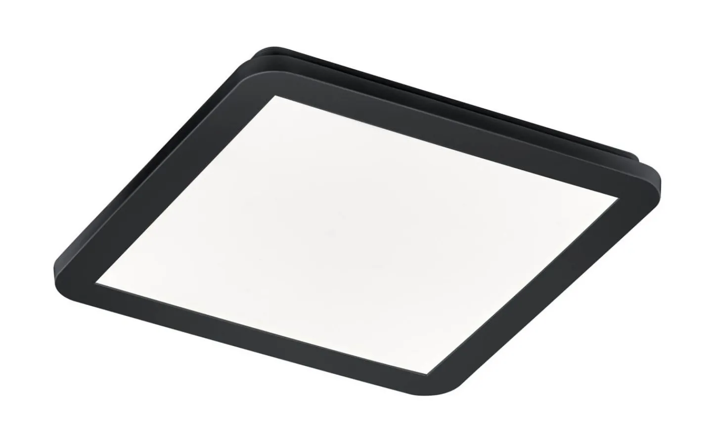 Badrumslampor Tak < Reality Camillus Plafond LED 30x30cm mattsvart IP44
