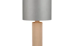 Bordslampor-Trio Lighting Canio Bordslampa 48cm E27 trä/grå