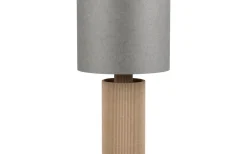 Bordslampor < Trio Lighting Canio Bordslampa 27cm E27 trä/grå