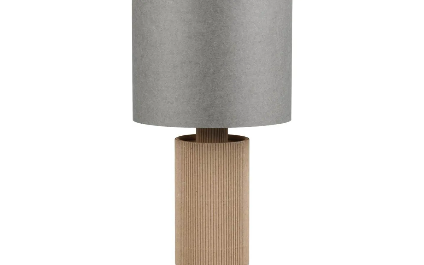 Bordslampor < Trio Lighting Canio Bordslampa 27cm E27 trä/grå
