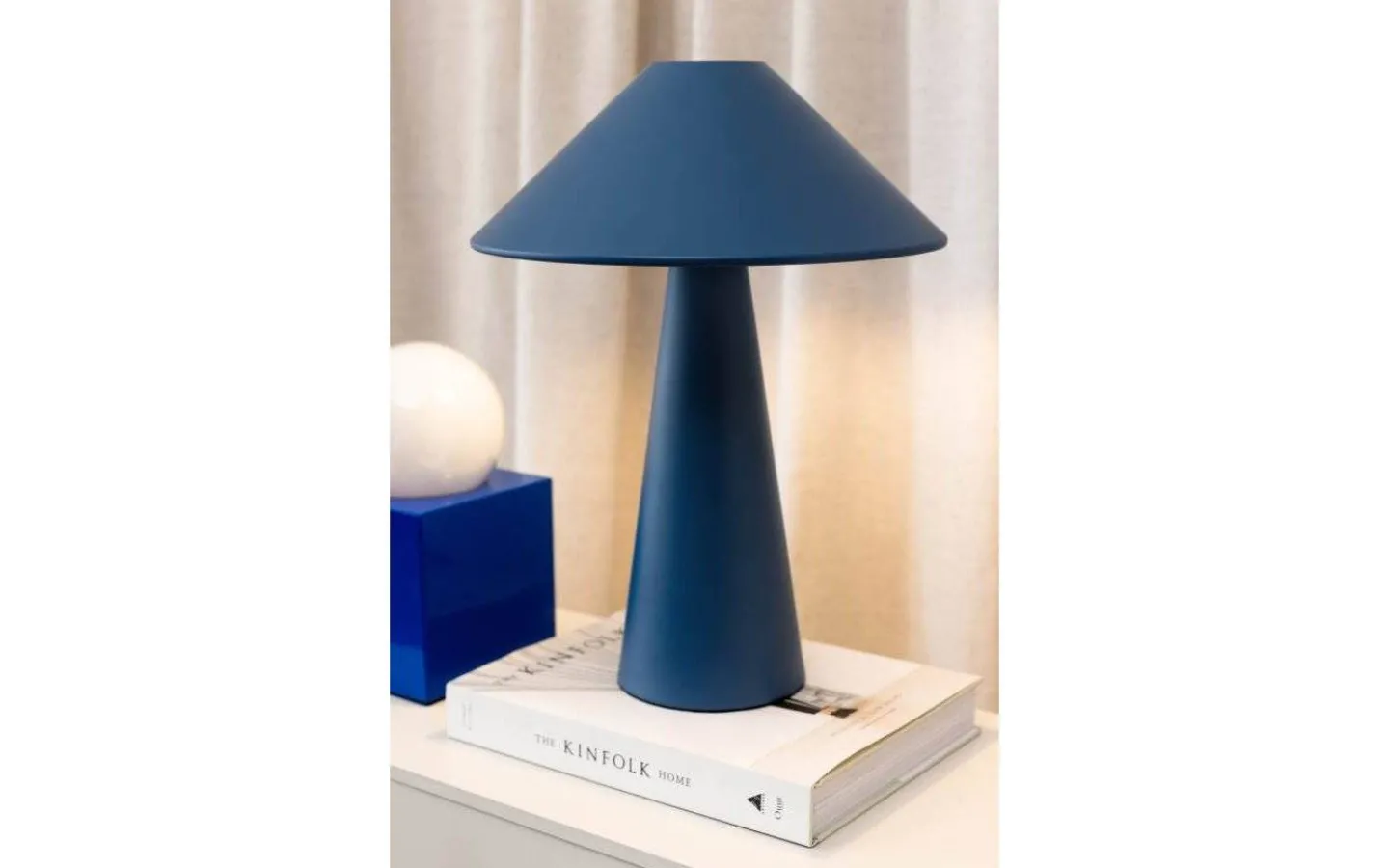 Bordslampor-Globen Lighting Cannes Bordslampa 40cm Blå