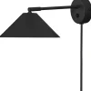 Läslampor-Globen Lighting Cannes Vägglampa 20cm Svart