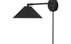 Läslampor-Globen Lighting Cannes Vägglampa 20cm Svart