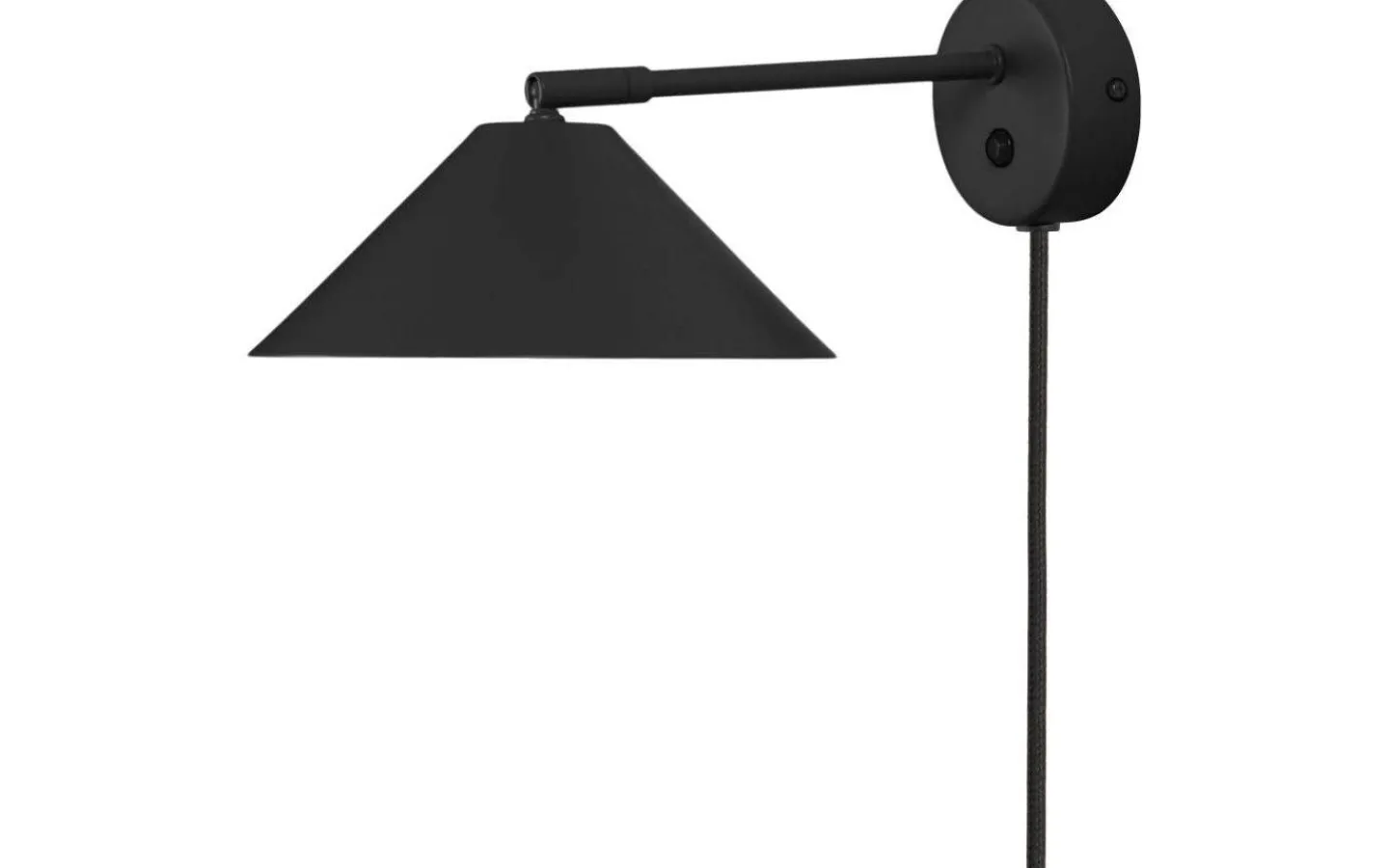 Läslampor-Globen Lighting Cannes Vägglampa 20cm Svart