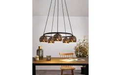 Stora Taklampor Ø50-69 Cm < Eglo Cantallops Taklampa 69cm 5L Svart