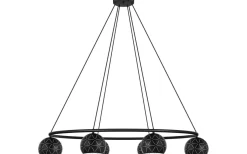 Stora Taklampor Ø70-150 Cm-Eglo Cantallops Taklampa 115cm 6L Svart