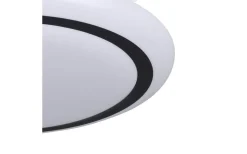 Plafonder < Eglo Capasso Plafond 48cm LED 3000K 19,5W Svart/Vit