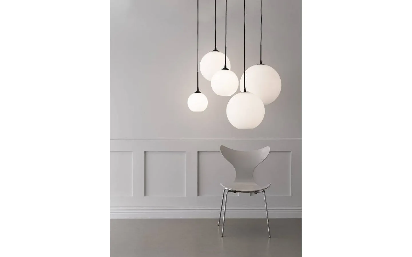Hall & Trappa-Belid Capo Taklampa 35 cm Svart