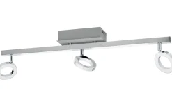 Avlånga Takspotlights|Takspot Med 3 Lampor < Eglo Cardillio Takspotlight 69cm LED 3000K 3x3,2W + 2x3,3W Krom