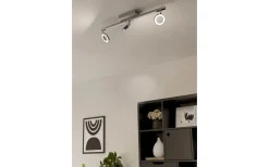 Avlånga Takspotlights|Takspot Med 3 Lampor < Eglo Cardillio Takspotlight 69cm LED 3000K 3x3,2W + 2x3,3W Krom
