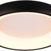 Plafonder-Trio Lighting Cardona Plafond LED 47cm mattsvart
