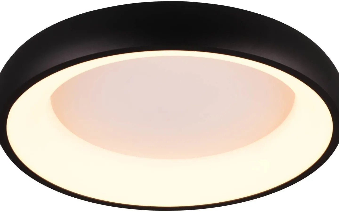 Plafonder-Trio Lighting Cardona Plafond LED 47cm mattsvart