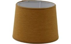 Enfärgade Runda Lampskärmar-Hallbergs Carla Lampskärm Ø24cm Senap
