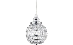 Fönsterlampor-Oriva Carlo Fönsterlampa Kristall K9 10cm Krom