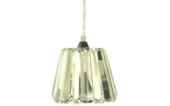 Fönsterlampor|Kristallampor-Oriva Carlow Fönsterlampa Kristall K5 14cm Krom