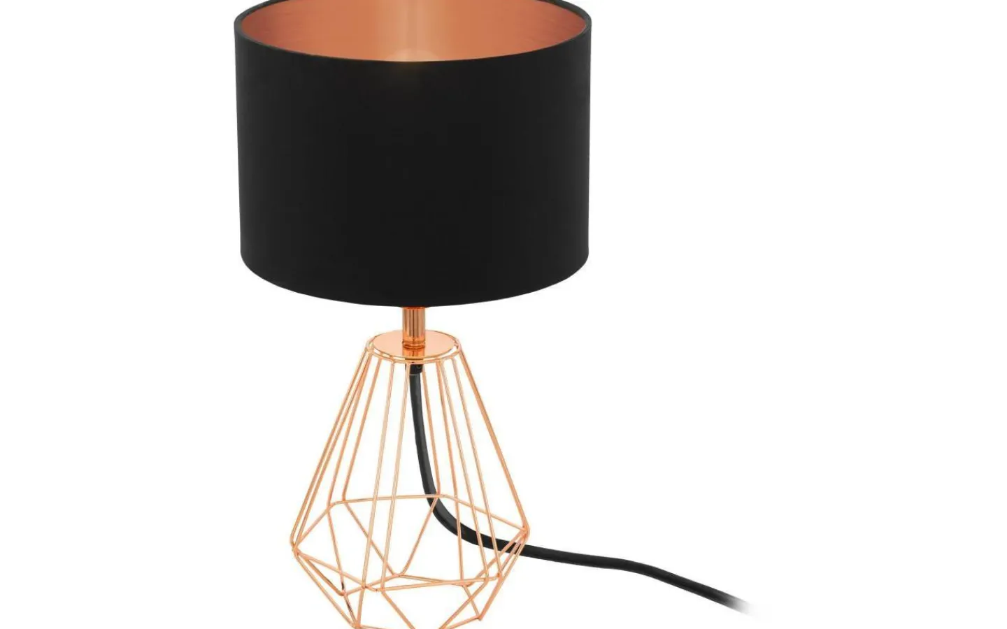 Bordslampor-Eglo Carlton Bordslampa 31cm Koppar/Svart