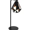 Bordslampor < Eglo Carlton Bordslampa 51cm Svart/Koppar