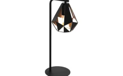 Bordslampor < Eglo Carlton Bordslampa 51cm Svart/Koppar