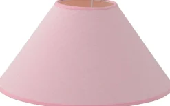 Enfärgade Runda Lampskärmar-Hallbergs Carolin Lampskärm Ø32cm Ljusrosa