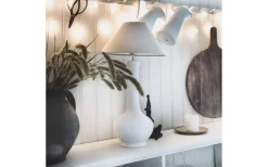 Enfärgade Runda Lampskärmar < Hallbergs Carolin Lampskärm Ø32cm Natur
