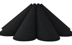 Enfärgade Runda Lampskärmar < Hallbergs Carolin Lampskärm Ø52cm Svart