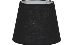 Enfärgade Runda Lampskärmar-Hallbergs Carolin Lampskärm Ø42cm Svart