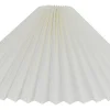 Plisserade Lampskärmar-Hallbergs Carolin Lampskärm Ø50cm Vit