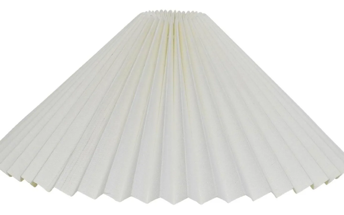 Plisserade Lampskärmar-Hallbergs Carolin Lampskärm Ø50cm Vit