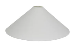 Enfärgade Runda Lampskärmar-Hallbergs Carolin Lampskärm Ø50cm Vit