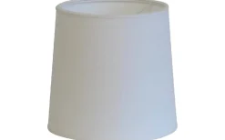 Enfärgade Runda Lampskärmar-Hallbergs Carolin Lampskärm Ø25cm Vit