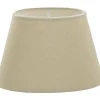 Ovala Lampskärmar-Hallbergs Carolin Oval Lampskärm 33cm Creme