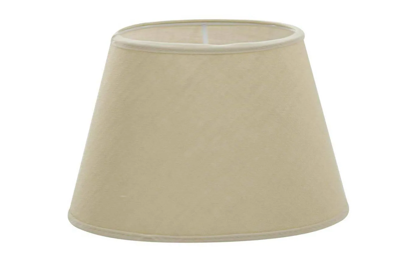 Ovala Lampskärmar-Hallbergs Carolin Oval Lampskärm 25cm Creme