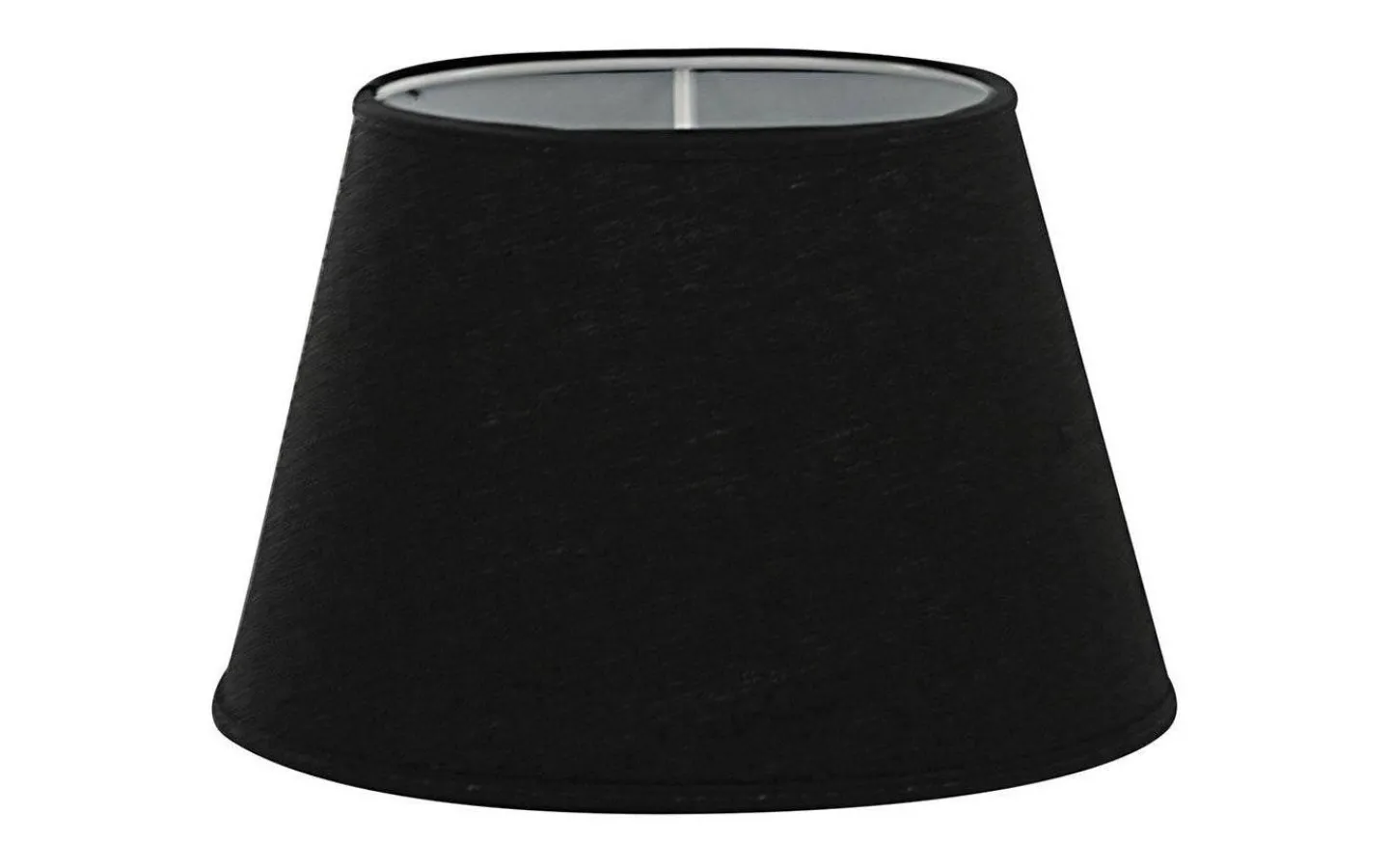Ovala Lampskärmar-Hallbergs Carolin Oval Lampskärm 43cm Svart