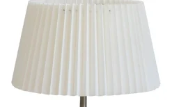 Plisserade Lampskärmar-Hallbergs Carolin Plisserad Lampskärm Ø38cm Vit