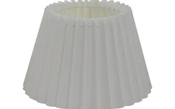 Plisserade Lampskärmar-Hallbergs Carolin Plisserad Lampskärm Ø29cm Vit
