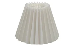Plisserade Lampskärmar < Hallbergs Carolin Plisserad Lampskärm Ø19cm Vit