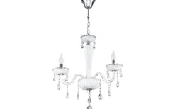 Kristallkronor < Eglo Carpento Kristallkrona 2-Arm 54cm Vit