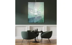 Kristallkronor < Eglo Carpento Kristallkrona 2-Arm 54cm Vit