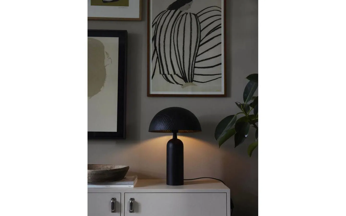Lampfötter-PR Home Carter Lampfot 35cm Matt Svart