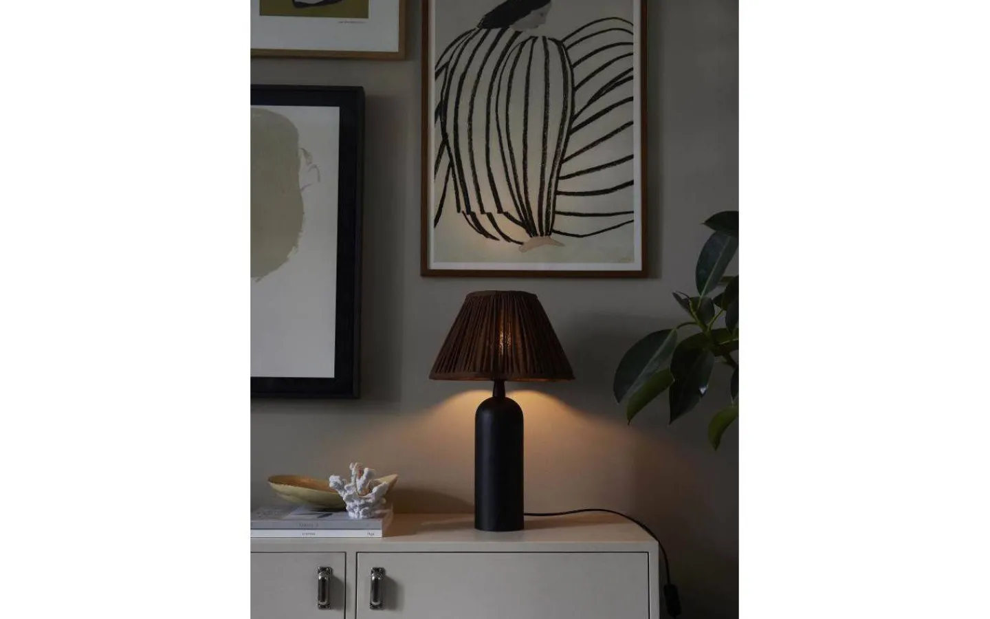 Lampfötter-PR Home Carter Lampfot 35cm Matt Svart