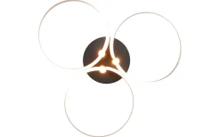 Plafonder < Trio Lighting Caruso Plafond LED mattsvart/aluminium