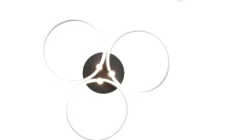 Plafonder < Trio Lighting Caruso Plafond LED mattsvart/aluminium