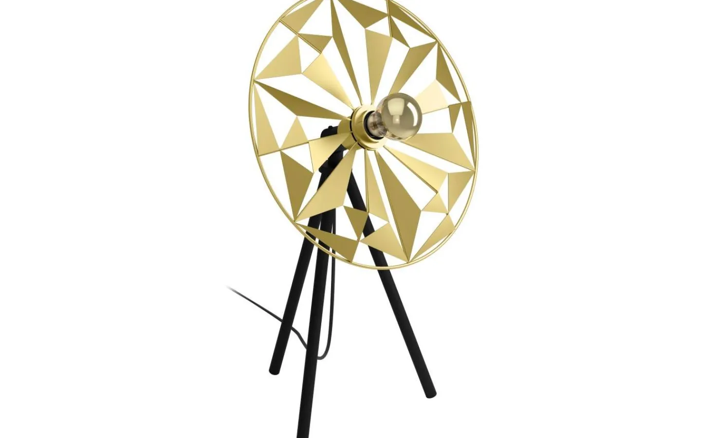 Bordslampor-Eglo Castanuelo Bordslampa 58cm Guld