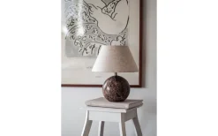 Bordslampor < Globen Lighting Castello Bordslampa 28cm Brun