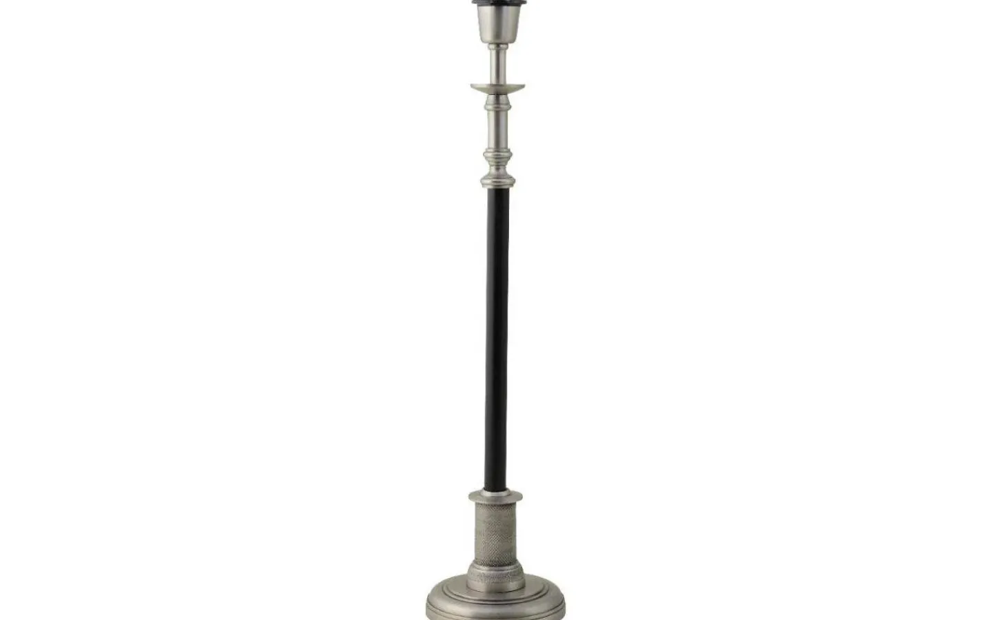Lampfötter < Hallbergs Cathrine Lampfot 66cm Silver/Svart