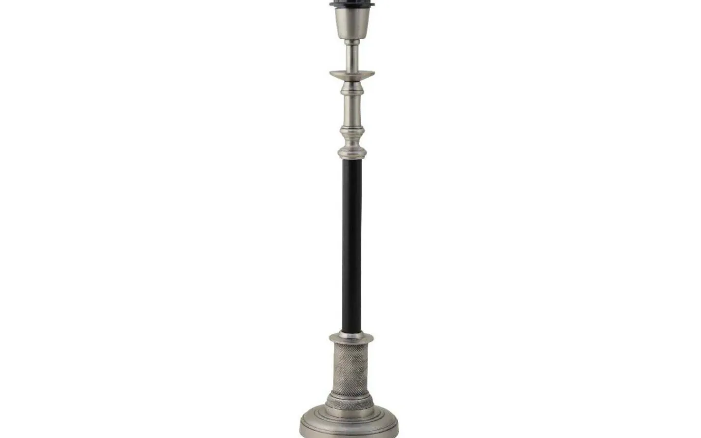 Lampfötter < Hallbergs Cathrine Lampfot 56cm Silver/Svart