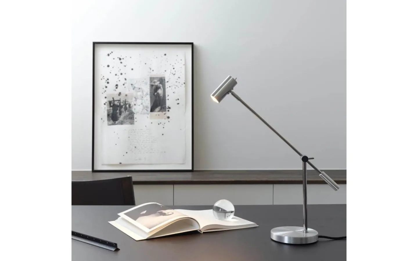 Skrivbordslampor < Belid Cato Skrivbordslampa 48cm Aluminium