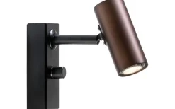 Sovrum|Läslampor-Belid Cato Vägglampa LED GU4 Oxid/Svart