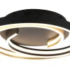 Plafonder-Trio Lighting Caya Plafond LED matt mässing