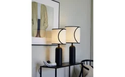 Cylinder Lampskärmar < PR Home Celyn Ava Cylinder Lampskärm Ø25cm Offwhite/Svart